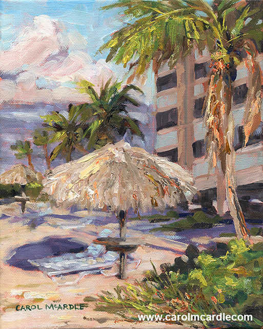 Palm Paradise 10"x8"